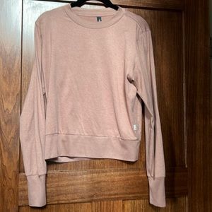 Vuori mauve pink thin sweatshirt/long sleeved tee